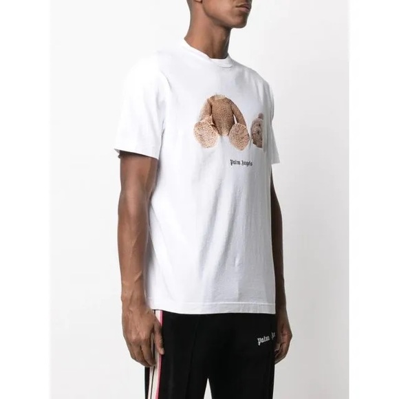 PALM ANGELS White bear T-shirt - Picture 5 of 5